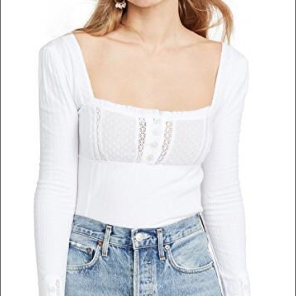 NWT freepeople white top